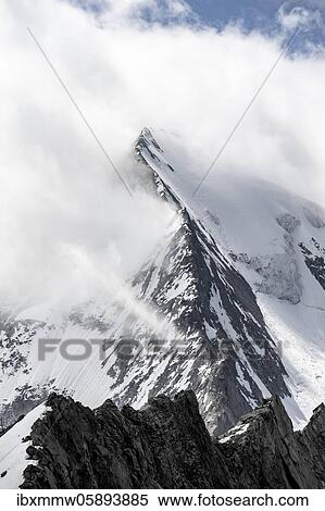 Rugged mountain peaks, Großer Möseler with Furtschaglkees glacier, snow-covered mountains, high alpine landscape in fog, Berliner Höhenweg, Zillertal Alps, Zillertal, Tyrol, Austria, Europe View Large Photo Image Stock Photography - Rugged mountain peaks, Großer Möseler with Furtschaglkees glacier, snow-covered mountains, high alpine landscape in fog, Berliner Höhenweg, Zillertal Alps, Zillertal, Tyrol, Austria, Europe. Fotosearch