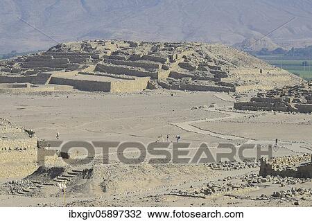 Ruins of Caral, oldest city in America, Unesco World Heritage Site, Rio Supe Valley, Peru, South America View Large Photo Image Stock Image - Ruins of Caral, oldest city in America, Unesco World Heritage Site, Rio Supe Valley, Peru, South America. Fotosearch