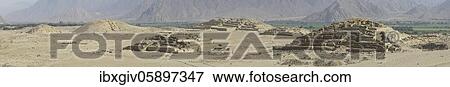 Ruins of Caral, oldest city in America, Unesco World Heritage Site, Rio Supe Valley, Peru, South America View Large Photo Image Stock Photo - Ruins of Caral, oldest city in America, Unesco World Heritage Site, Rio Supe Valley, Peru, South America. Fotosearch