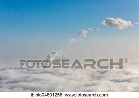 RWE power plant Westfalen, the power plant sticks out of the low cloud cover, Hamm, Ruhr Area, North Rhine-Westphalia, Germany, Europe View Large Photo Image Stock Photograph - RWE power plant Westfalen, the power plant sticks out of the low cloud cover, Hamm, Ruhr Area, North Rhine-Westphalia, Germany, Europe. Fotosearch