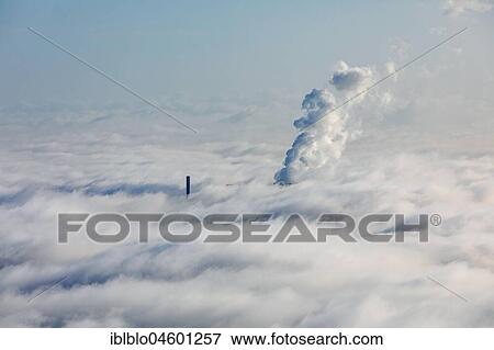 RWE power plant Westfalen, Wolkendecke, the power plant stands out from the low cloud cover, Hamm, Ruhr Area, North Rhine-Westphalia, Germany, Europe View Large Photo Image Stock Photo - RWE power plant Westfalen, Wolkendecke, the power plant stands out from the low cloud cover, Hamm, Ruhr Area, North Rhine-Westphalia, Germany, Europe. Fotosearch