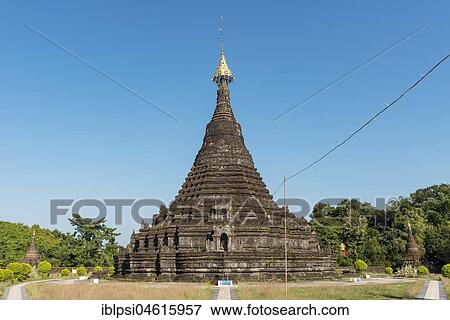 Sakya Man Aung Pagoda, Sakyamanaung Paya, Mrauk U, Burma, Myanmar, Asia View Large Photo Image Stock Photo - Sakya Man Aung Pagoda, Sakyamanaung Paya, Mrauk U, Burma, Myanmar, Asia. Fotosearch