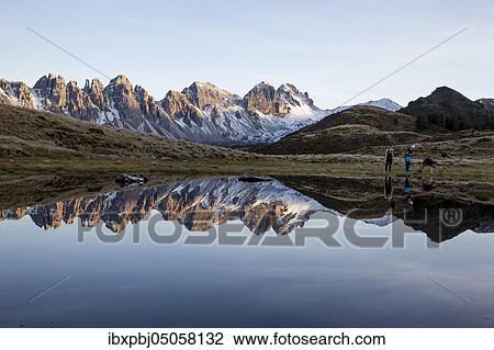 Salfeinersee, Reflection of the Kalkkögel, Tyrol, Austria, Europe View Large Photo Image Stock Image - Salfeinersee, Reflection of the Kalkkögel, Tyrol, Austria, Europe. Fotosearch