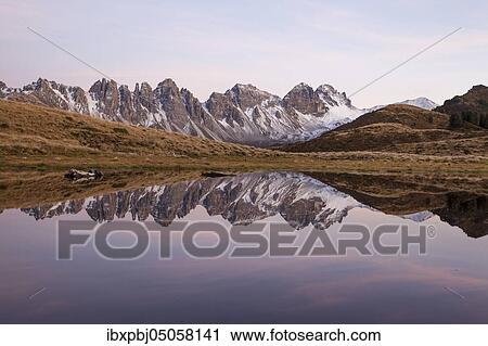 Salfeinersee, Reflection of the Kalkkögel, Tyrol, Austria, Europe View Large Photo Image Stock Image - Salfeinersee, Reflection of the Kalkkögel, Tyrol, Austria, Europe. Fotosearch