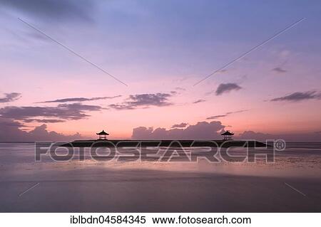 Sanur beach at sunrise, Bali, Indonesia, Asia View Large Photo Image Stock Photography - Sanur beach at sunrise, Bali, Indonesia, Asia. Fotosearch