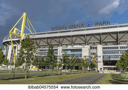 Signal Iduna Park, BVB Soccer Stadium, Dortmund, Ruhr Area, North Rhine-Westphalia, Germany, Europe View Large Photo Image Picture - Signal Iduna Park, BVB Soccer Stadium, Dortmund, Ruhr Area, North Rhine-Westphalia, Germany, Europe. Fotosearch