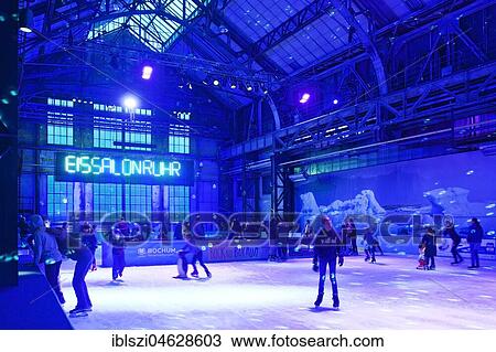 Skater in the EisSalon Ruhr, Jahrhunderthalle, Bochum, North Rhine-Westphalia, Germany, Europe View Large Photo Image Stock Image - Skater in the EisSalon Ruhr, Jahrhunderthalle, Bochum, North Rhine-Westphalia, Germany, Europe. Fotosearch