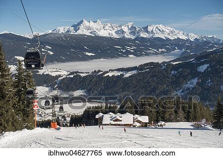 Ski slope with ski lift at the Griesenkareck, 1991m, region Ski amade', behind Dachstein massif, community Flachau, Salzburger Land, Austria, Europe View Large Photo Image Stock Photography - Ski slope with ski lift at the Griesenkareck, 1991m, region Ski amade', behind Dachstein massif, community Flachau, Salzburger Land, Austria, Europe. Fotosearch
