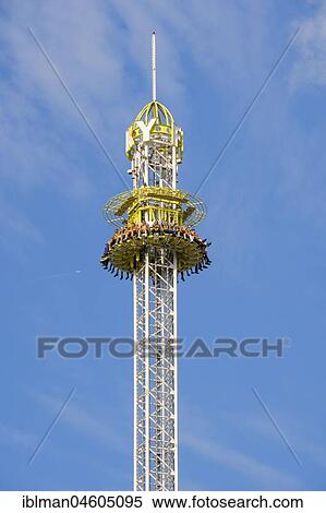 SkyFall, Freifall Tower, Oktoberfest, Wiesn, Munich, Upper Bavaria, Bavaria, Germany, Europe View Large Photo Image Stock Photography - SkyFall, Freifall Tower, Oktoberfest, Wiesn, Munich, Upper Bavaria, Bavaria, Germany, Europe. Fotosearch