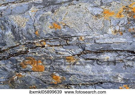 Stock Photo - Slate Rock, Ballachulish, Glen Coe, Scotland, Great Britain. Fotosearch