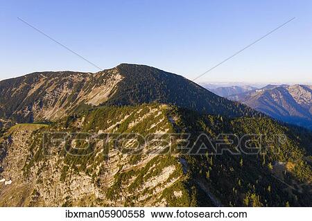 Stock Photo - Small and large Traithen, at Sudelfeld, near Bayrischzell, Mangfall mountains, drone recording, Upper Bavaria, Bavaria, Germany, Europe. Fotosearch