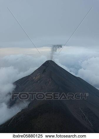 Smoke spitting volcano, Volcan de Fuego, Guatemala, Central America View Large Photo Image Stock Photography - Smoke spitting volcano, Volcan de Fuego, Guatemala, Central America. Fotosearch