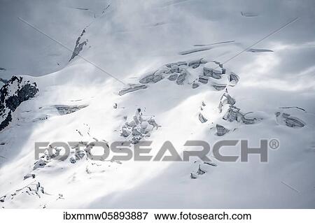 Snow-covered glacier Waxeggkees, high alpine landscape in fog, Berliner Höhenweg, Zillertaler Alps, Zillertal, Tyrol, Austria, Europe View Large Photo Image Stock Photo - Snow-covered glacier Waxeggkees, high alpine landscape in fog, Berliner Höhenweg, Zillertaler Alps, Zillertal, Tyrol, Austria, Europe. Fotosearch
