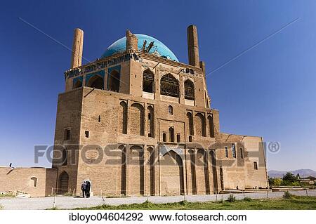 Soltaniyeh's Dome or Gonbad-e Soltaniyeh or Oljeitu Mausoleum, Soltaniyeh, Iran, Asia View Large Photo Image Stock Image - Soltaniyeh's Dome or Gonbad-e Soltaniyeh or Oljeitu Mausoleum, Soltaniyeh, Iran, Asia. Fotosearch
