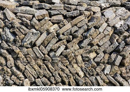 Stacked cut peat, Isle of Lewis and Harris, Scotland, United Kingdom, Europe View Large Photo Image Stock Image - Stacked cut peat, Isle of Lewis and Harris, Scotland, United Kingdom, Europe. Fotosearch