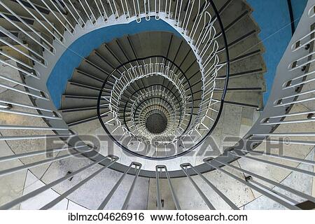 Staircase of the 1950s, Nuremberg, Bavaria, Germany, Europe View Large Photo Image Stock Photograph - Staircase of the 1950s, Nuremberg, Bavaria, Germany, Europe. Fotosearch