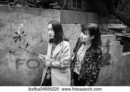 Street scene in an old town district, Chongqing, China, Asia View Large Photo Image Stock Image - Street scene in an old town district, Chongqing, China, Asia. Fotosearch