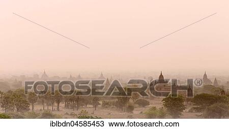 Sunrise, pagodas, temples, stupas, Bagan, Mandalay Division, Myanmar, Asia View Large Photo Image Stock Image - Sunrise, pagodas, temples, stupas, Bagan, Mandalay Division, Myanmar, Asia. Fotosearch