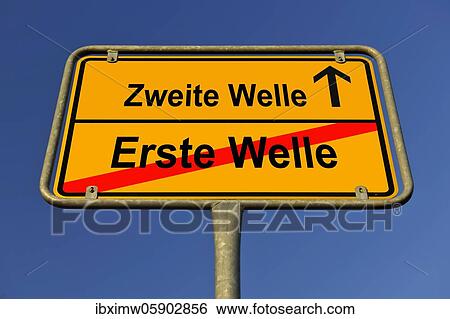 Stock Photograph - Symbol picture, Second wave of the Corona crisis, Germany, Europe. Fotosearch