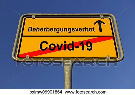 Picture - Symbolic image, Dispute over ban on accommodation due to Corona crisis, Germany, Europe. Fotosearch