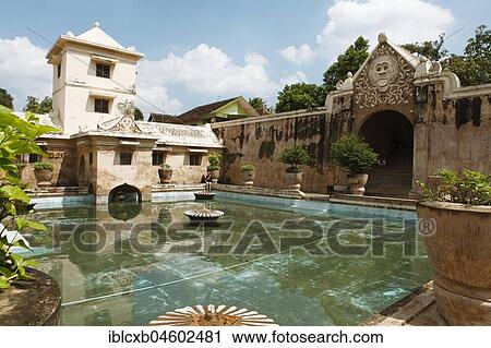 Stock Image - Taman Sari Moated Castle in the Sultan's Palace Kraton, Yogyakarta, Java, Indonesia, Asia. Fotosearch