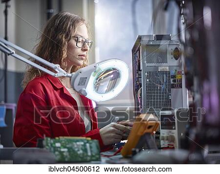Technician measures with a measuring device in an electronics laboratory, Austria, Europe View Large Photo Image Stock Image - Technician measures with a measuring device in an electronics laboratory, Austria, Europe. Fotosearch