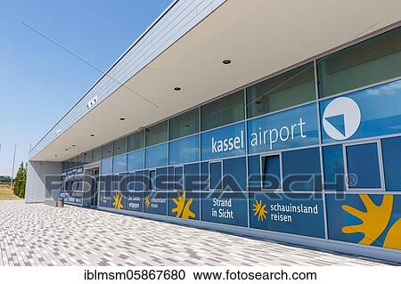Stock Image - Terminal of Kassel Calden Airport (KSF), Kassel, Germany, Europe. Fotosearch