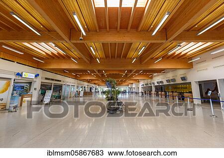 Stock Image - Terminal of Kassel Calden Airport (KSF), Kassel, Germany, Europe. Fotosearch