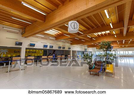 Stock Photo - Terminal of Kassel Calden Airport (KSF), Kassel, Germany, Europe. Fotosearch