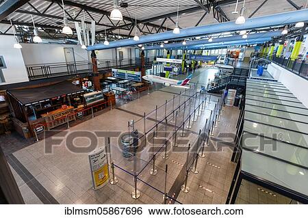 Stock Photograph - Terminal of Paderborn Lippstadt Airport (PAD), Ahden, Germany, Europe. Fotosearch