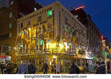 Stock Photo - The Oliver St. John Gogarty Bar, Dublin, Ireland, Europe. Fotosearch