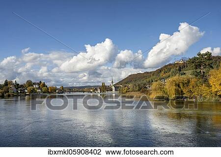 Stock Image - The Rhine Lake near Stein am Rhein, Canton Schaffhausen, Switzerland, Europe. Fotosearch