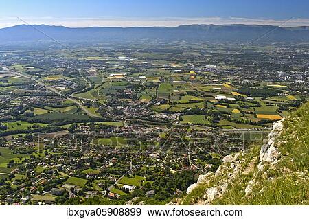 The Savoy community of Archamps in the Geneva basin, on the right the outskirts of Geneva, in the background the French Jura mountain range, Archamps, Haute-Savoie, France, Europe View Large Photo Image Stock Photo - The Savoy community of Archamps in the Geneva basin, on the right the outskirts of Geneva, in the background the French Jura mountain range, Archamps, Haute-Savoie, France, Europe. Fotosearch