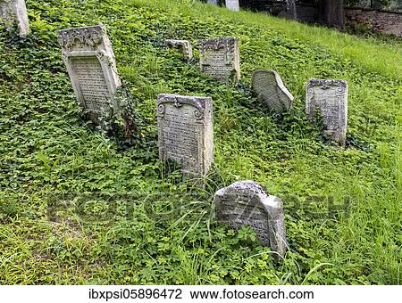 Tombstones at Jewish Cemetery in Jemnice, Czech Republic, Europe View Large Photo Image Stock Image - Tombstones at Jewish Cemetery in Jemnice, Czech Republic, Europe. Fotosearch