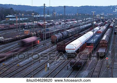 Train formation plant in the suburb of Vorhalle, marshalling yard, freight trains, Hagen, Ruhr area, North Rhine-Westphalia, Germany, Europe View Large Photo Image Stock Image - Train formation plant in the suburb of Vorhalle, marshalling yard, freight trains, Hagen, Ruhr area, North Rhine-Westphalia, Germany, Europe. Fotosearch