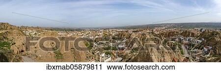 Troglodytos cave district, cave houses in rocks, Mirador Las Cuevas, Cerro de la Bala, Guadix, Granada province, Spain, Europe View Large Photo Image Stock Image - Troglodytos cave district, cave houses in rocks, Mirador Las Cuevas, Cerro de la Bala, Guadix, Granada province, Spain, Europe. Fotosearch