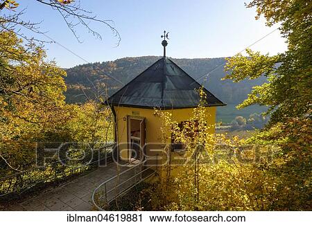 Stock Image - Turret in the nature reserve Schulerloch near Essing, Altmühltal, Lower Bavaria, Bavaria, Germany, Europe. Fotosearch