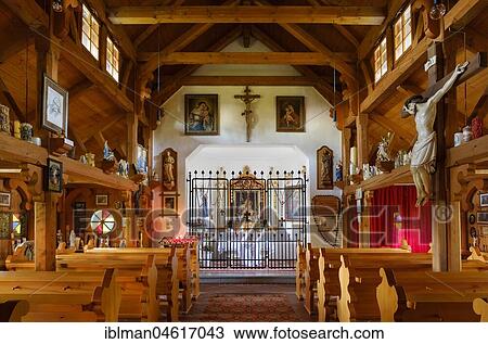 Stock Image - Tusset Chapel, Philippsreut, Bavarian Forest, Lower Bavaria, Bavaria, Germany, Europe. Fotosearch
