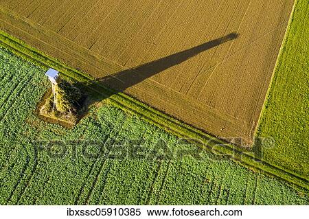 Stock Photography - UAV recording, Baden-Württemberg, high stand, autumn in the Rems valley, Germany, Europe. Fotosearch