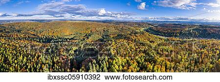 UAV recording, Baden-Württemberg, mixed forest, autumn in the Rems valley, Germany, Europe View Large Photo Image Stock Image - UAV recording, Baden-Württemberg, mixed forest, autumn in the Rems valley, Germany, Europe. Fotosearch