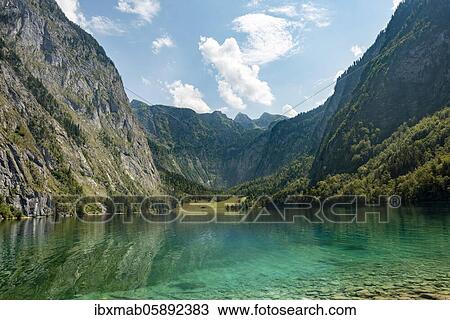Upper Lake, Salet am Königssee, Berchtesgaden National Park, Berchtesgadener Land district, Upper Bavaria, Bavaria, Germany, Europe View Large Photo Image Stock Image - Upper Lake, Salet am Königssee, Berchtesgaden National Park, Berchtesgadener Land district, Upper Bavaria, Bavaria, Germany, Europe. Fotosearch