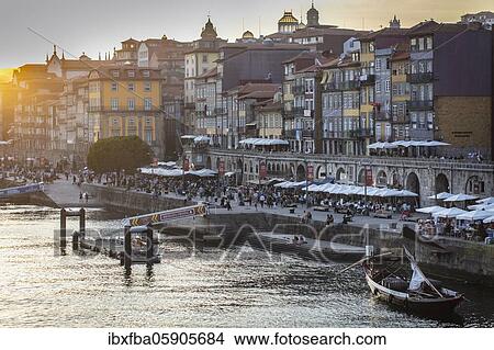 View from Ponte Luis I. towards city centre, Porto, Portugal, Europe View Large Photo Image Picture - View from Ponte Luis I. towards city centre, Porto, Portugal, Europe. Fotosearch