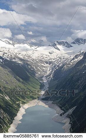 View from the Berliner Höhenweg to the Schlegeis reservoir, Schlegeis reservoir, Zillertal Alps, Schlegeiskees glacier, Zillertal, Tyrol, Austria, Europe View Large Photo Image Stock Image - View from the Berliner Höhenweg to the Schlegeis reservoir, Schlegeis reservoir, Zillertal Alps, Schlegeiskees glacier, Zillertal, Tyrol, Austria, Europe. Fotosearch