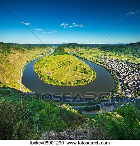 View of the Moselle loop, Bremm, Moselle valley, Rhineland-Palatinate, Germany, Europe View Large Photo Image Stock Image - View of the Moselle loop, Bremm, Moselle valley, Rhineland-Palatinate, Germany, Europe. Fotosearch