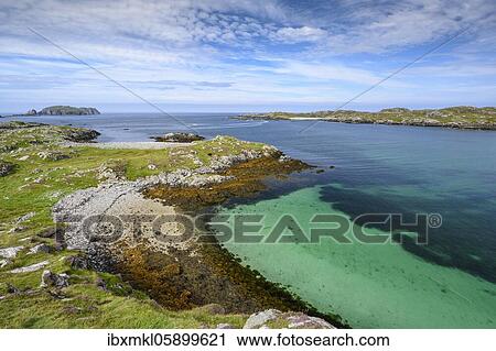 View over the bay of Bostadh, Lewis and Harris, Scotland, Great Britain View Large Photo Image Stock Image - View over the bay of Bostadh, Lewis and Harris, Scotland, Great Britain. Fotosearch