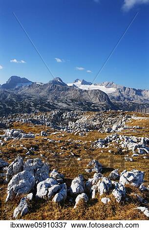 View to the High Dachstein, Dachstein Massif, Obertraun, Salzkammergut, Upper Austria, Austria, Europe View Large Photo Image Stock Photo - View to the High Dachstein, Dachstein Massif, Obertraun, Salzkammergut, Upper Austria, Austria, Europe. Fotosearch