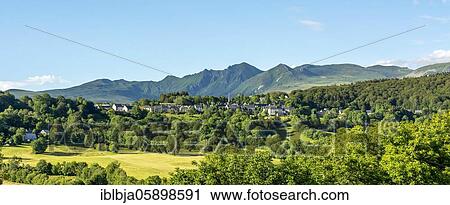 Village of Picherande, Auvergne volcanoes natural park, Puy-de-Dome department, Auvergne-Rhone-Alpes, France, Europe View Large Photo Image Stock Image - Village of Picherande, Auvergne volcanoes natural park, Puy-de-Dome department, Auvergne-Rhone-Alpes, France, Europe. Fotosearch