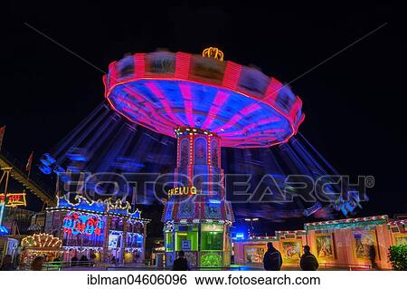 Wave flying carousel, Oktoberfest, Wiesn, Munich, Upper Bavaria, Bavaria, Germany, Europe View Large Photo Image Stock Photograph - Wave flying carousel, Oktoberfest, Wiesn, Munich, Upper Bavaria, Bavaria, Germany, Europe. Fotosearch