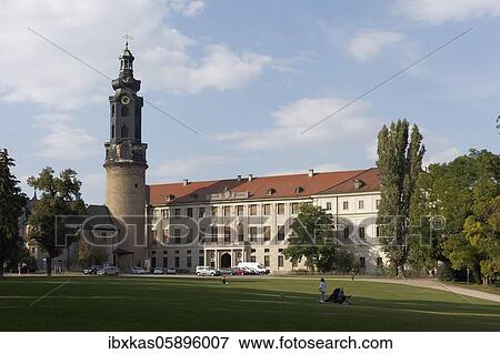 Weimar City Palace, Residential Palace, Weimar, Thuringia, Germany, Europe View Large Photo Image Stock Photo - Weimar City Palace, Residential Palace, Weimar, Thuringia, Germany, Europe. Fotosearch