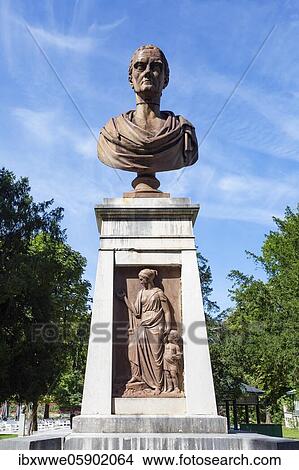 Wirer monument in the spa gardens, founder of the spa, Bad Ischl, Salzkammergut, Upper Austria, Austria, Europe View Large Photo Image Picture - Wirer monument in the spa gardens, founder of the spa, Bad Ischl, Salzkammergut, Upper Austria, Austria, Europe. Fotosearch